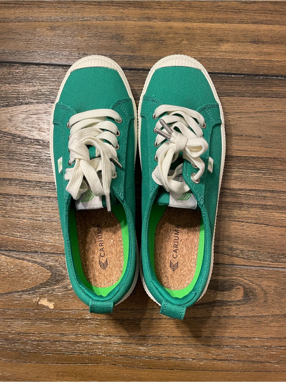 Cariuma Unisex Kelly Green OCA Low Canvas Casual Sneaker Women’s Size 9 NIB - Picture 6 of 12